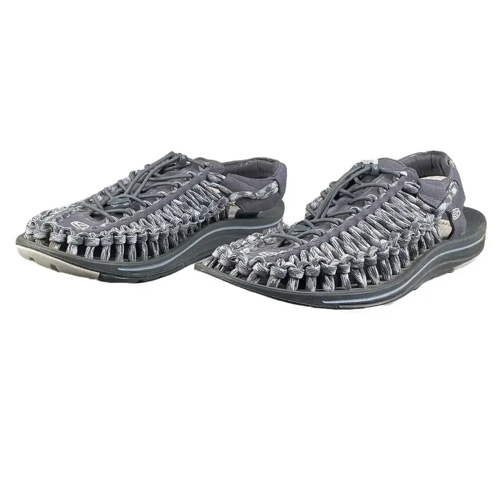 Keen Mens Uneek Grey Trail Hiking Sandal Size US 10